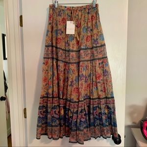 Spell Seashell Maxi Skirt